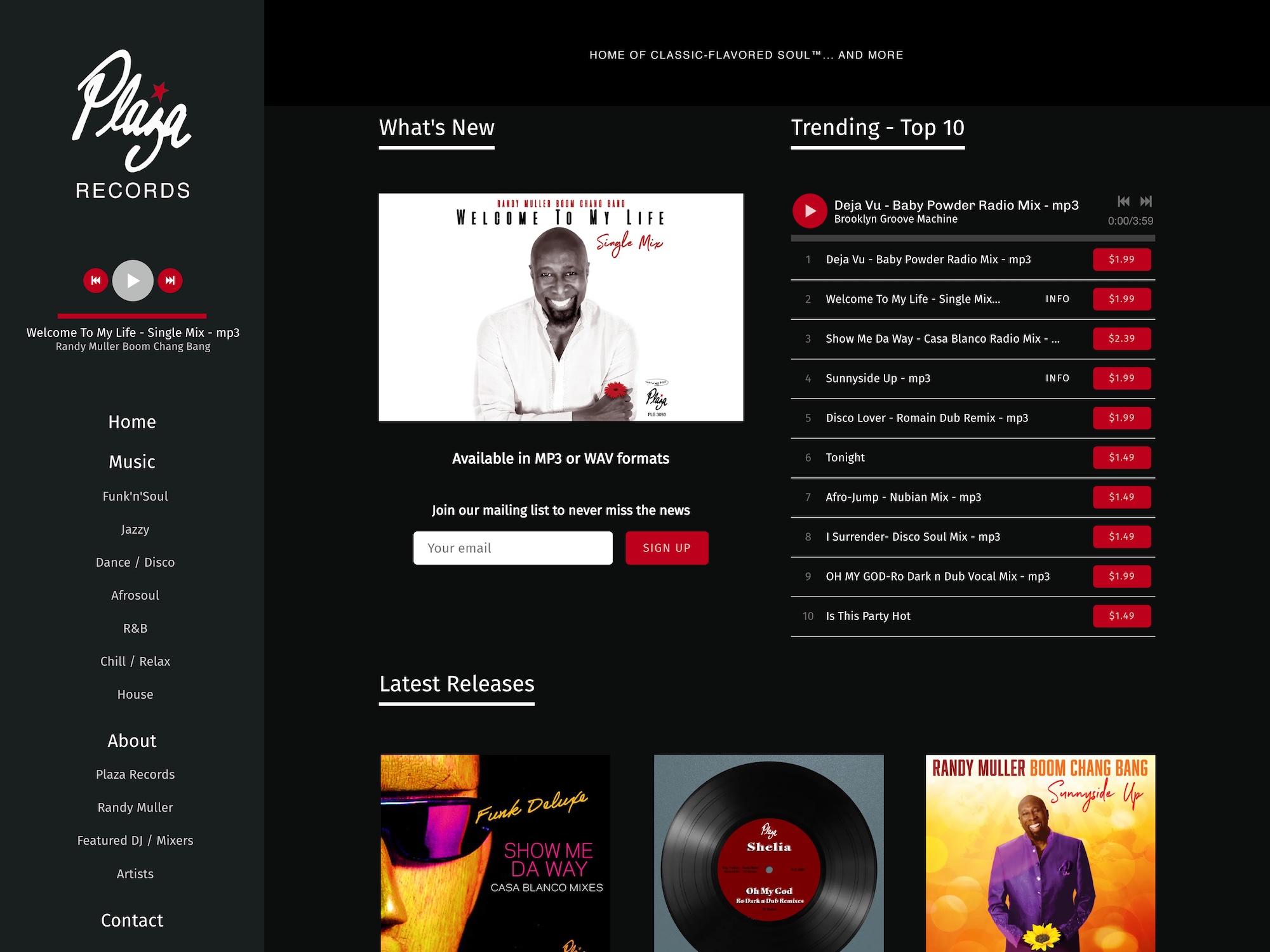 2017 ⎊ Plaza Records 