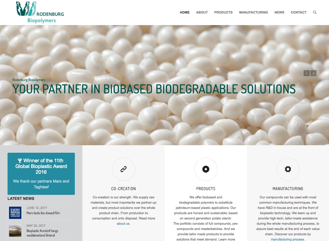 2016 ⎊ Rodenburg Biopolymers